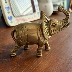 Brass Elephant Figurine